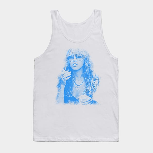 Stevie Nicks Retro - Young Mystic FanArt Tank Top by darklordpug